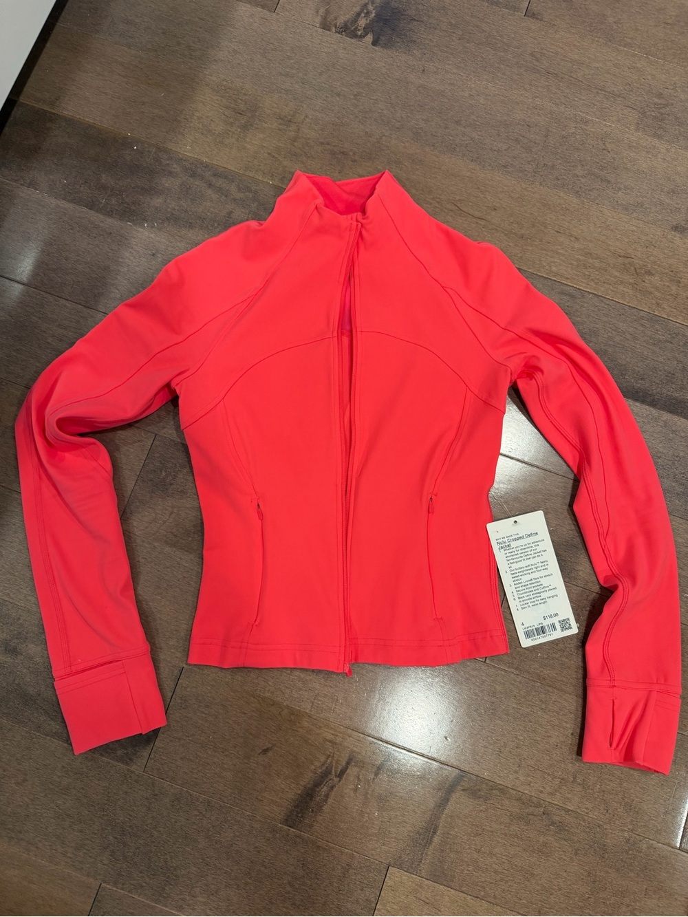 lululemon athletica Coral Nulu Cropped Define Jacket